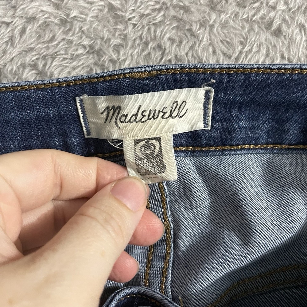Madewell Jeans Womens 27 Curvy High Rise Skinny Dark Wash Blue Denim Stretch - Picture 2 of 9